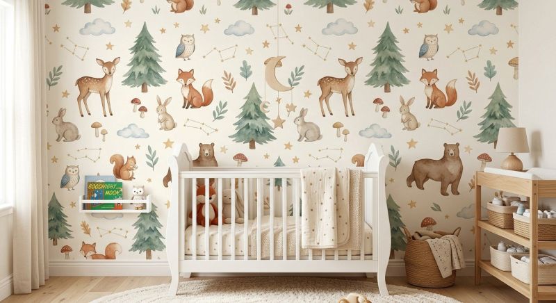 Nursery Wallpaper Installation in Roswell, GA