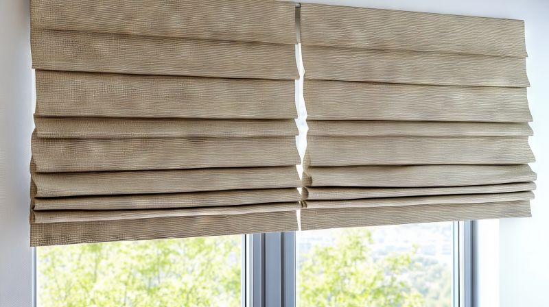 Roman Shade Hanging in Denver, CO