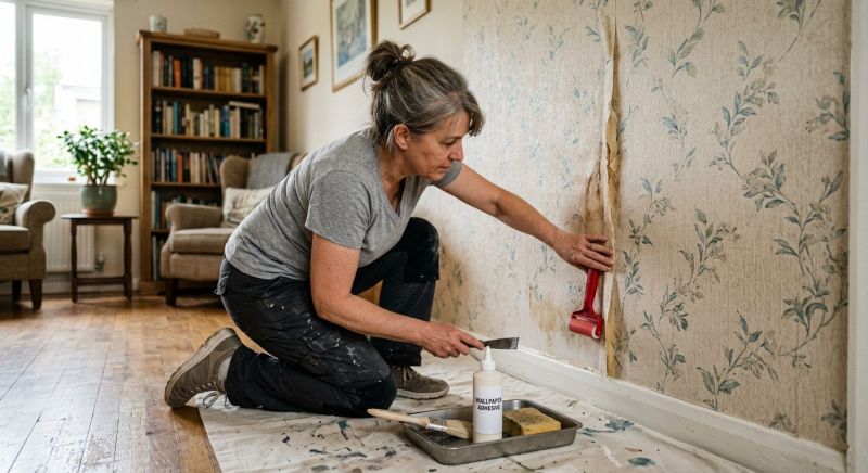 Wallpaper Seam Repair in Kansas City, MO