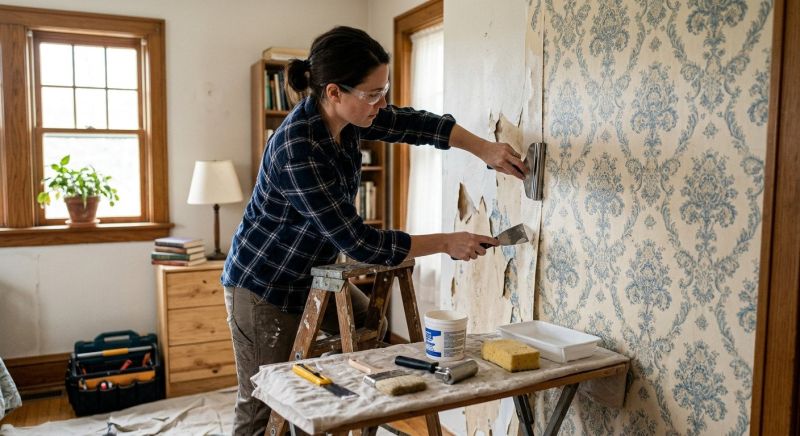 Wallpaper Seam Repair in Roswell, GA
