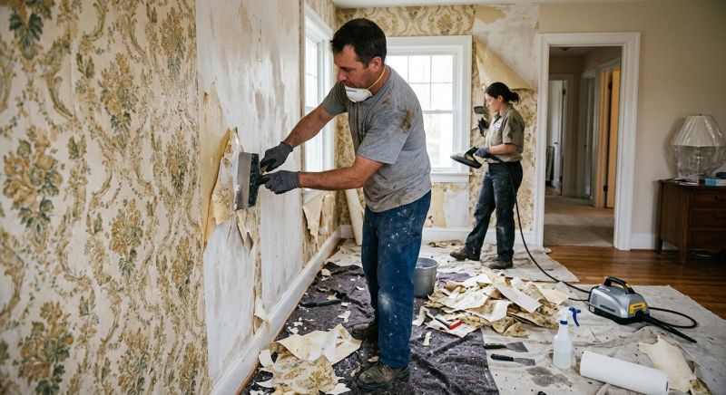 Wallpaper Stripping in Roswell, GA